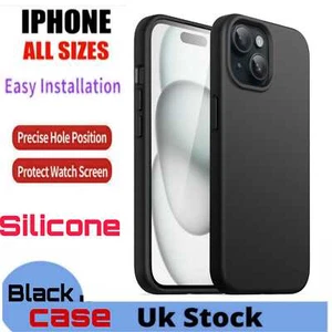 Case For iPhone 13 Pro Max mini 15 14 12 11 XR X 8 7 6 Shockproof Silicone Cover - Picture 1 of 4