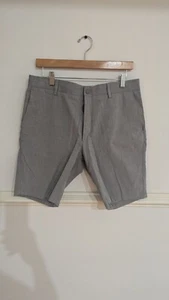 Spoke Milano Cotton Shorts, 33in waist, slightly used bleached indigo worn once - Picture 1 of 2