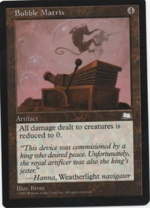 Bubble Matrix Weatherlight MTG English SP Flat Shipping - Picture 1 of 1