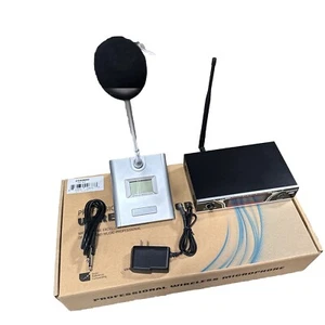 Wireless Conference Microphone System Desktop Mic PA Speaker Meeting Room - Picture 1 of 11
