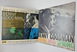 2 Benny Goodman Swing into Spring 1958 & King of Swing Vol. 1 1956 Columbia MONO - Foto 1 di 16
