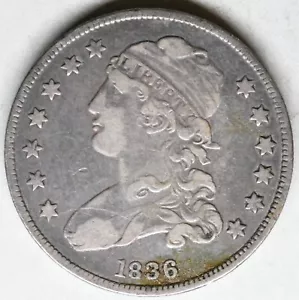 1836 capped bust quarter - Picture 1 of 10