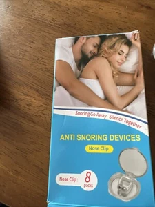 8 Packs Anti Snoring Devices,Silicone Magnetic Stop Snoring Solution - Picture 1 of 2