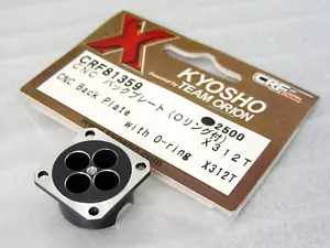 Placa trasera CNC Team ORION REV WASP Kyosho X312T con junta tórica RARO motor mod parte sistema operativo - Imagen 1 de 4