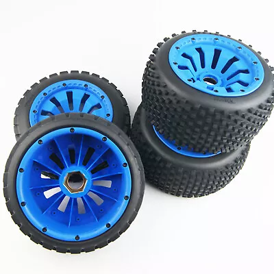 Baja 5B Front Rear Dirt Tire Wheel Kit fits HPI Rovan KM Buggy SS - Image 1 of 3
