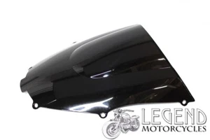 Kawasaki ZX9R 2000 - 2003 BLACK Double Bubble Screen UK SELLER - 2340-B - Picture 1 of 1