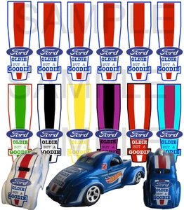 DECALCOMANIE IDROSCIVOLO FORD OLDIE 1/64 PER auto pressofuse, MATCHBOX, SLOT CAR - Foto 1 di 5