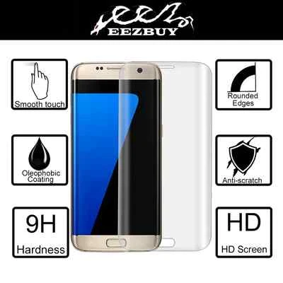 Protector de pantalla de vidrio curvo templado de cubierta completa para Samsung Galaxy S7 Edge  Foto 1 de 4