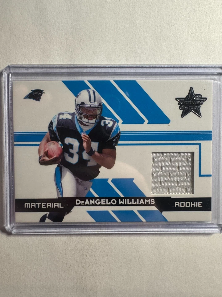K290,893 - 2006 Leaf Rookies and Stars #255 DeAngelo Williams Jersey #/599 RC - Image 1 of 1