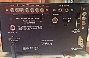 Vintage Commercial BOGEN AMPLIFIER STEREO MIXER Model No. MT125B 125-Watt; COOL! - Picture 1 of 3