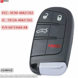 For 2019 2020 2021 CHRYSLER 300 SMART KEY REMOTE PROX FOB M3M-40821302 68155686 - Picture 1 of 4