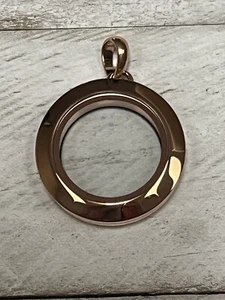 Origami Owl Retired Medium Rose Gold Twist Living Locket NEW - Picture 1 of 6