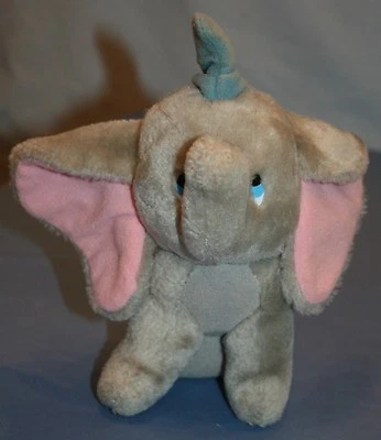 Vtg Walt Disney Productions Dumbo W.D.P Plush Stuffed Animal Elephant - Image 1 of 4