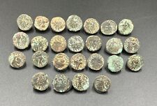 Lot 25 Old Ancient Antique Rare Bronze Indo Greco Greek's Kushan Coins Jewelry