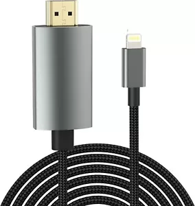 Lightning to HDMI Cable Adapter for Iphone, Ipad, Ipod 1080P Digital AV Adapter - Picture 1 of 5