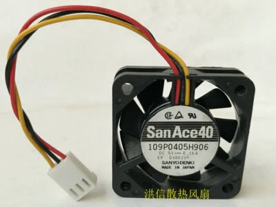 1 PCS  SANYO Fan 109P0405H906 DC 5V 0.16A  3 Pin 40*40*10MM - Image 1 of 3
