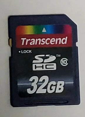 Transcend 32GB SD Class 10 - Image 1 of 2