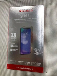 Zagg Invisible Shield Glas + (Plus) iPhone XS und X - Bild 1 von 2