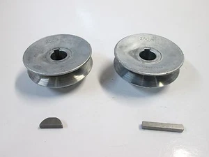 Craftsman Belt Drive Table Saw  2 1/2" Pulley Set with Keys 5/8" shaft arbor NEW - Picture 1 of 6