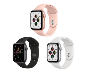 Apple Watch Series SE 44mm GPS 32GB Aluminium + pasek - Zdjęcie 1 z 4