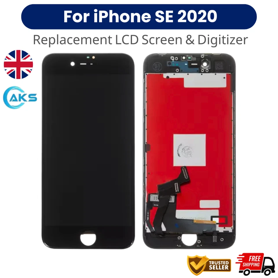 For iPhone SE 2020 Display Screen Replacement LCD Digitizer 3D Touch Panel-UK - Image 1 of 1
