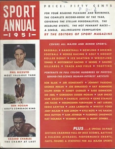 1951 Sport Annual magazine baseball Phil Rizzuto New York Yankees Ben Hogan GdSt - Picture 1 of 1