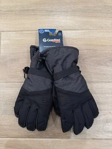 New Gordini Men's Snow Gloves LARGE Black Cold Weather Stomp III Ski Outdoor NWT - Picture 1 of 9