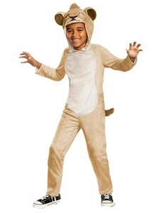 Disney Boys Lion King Simba Halloween Costume Jumpsuit Small 4-6 - Picture 1 of 1