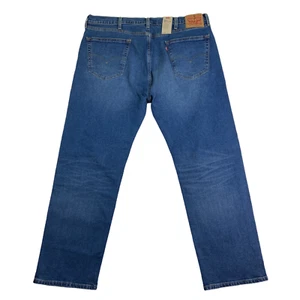 Levis 505 Jeans Herren Größe 40x30 Regular Stretch Straight Leg Blau Denim Neu mit Etikett - Bild 1 von 11
