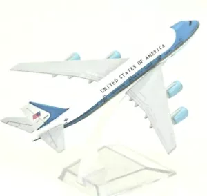 Modellino metallo pressofuso aereo collezione Air Force One Boeing 747 USA - Foto 1 di 12