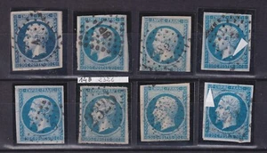 1853/1860 - Francia - II Imperio - Yvert 14 - Bonitas Cancelaciones - Imagen 1 de 5