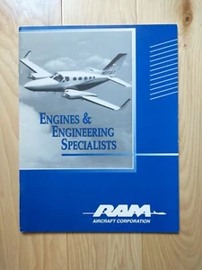 1995 RAM Aircraft Corporation Sales Brochure/Catalog Engines Engineering - Picture 1 of 5