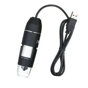 Manual Adjustment 1600X Magnification USB Digital Microscope Magnifier A6P1 - Picture 1 of 11