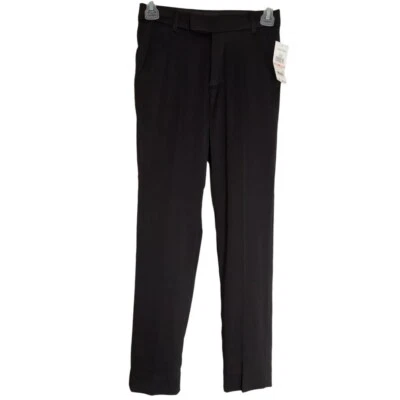 Calvin Klein мальчиков черный атласный середины подъема платье брюки размер 10R - новый - Изображение 1 из 4