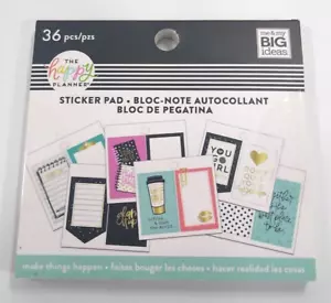 ¡NUEVO! Almohadilla adhesiva de 36 piezas The Happy Planner Make Things Happen - Imagen 1 de 4