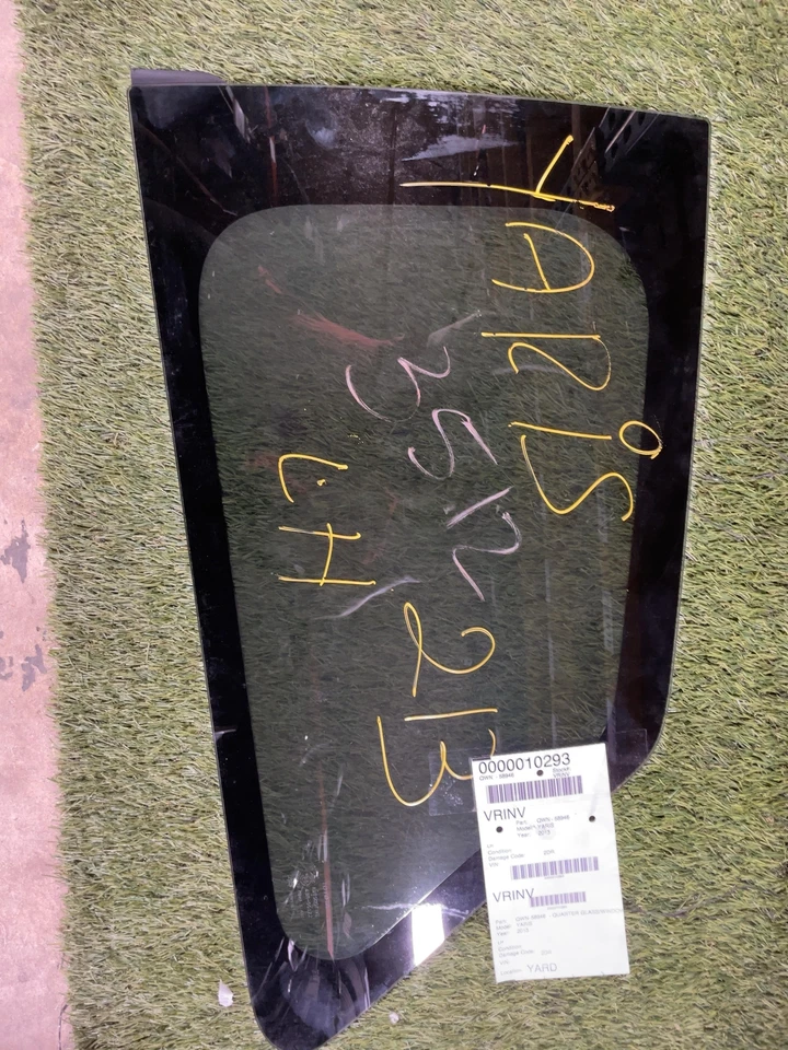 ✅ Toyota Yaris 2012-2019 2 puertas hatchback cuarto izquierdo ventana vidrio OEM Foto 1 de 3