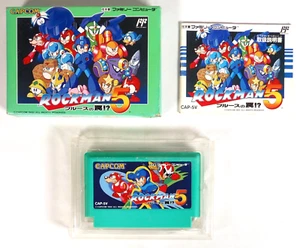 ROCKMAN 5 Blues No Wana !? Man Nintendo Famicom FC NES Jap Japan (2) - Imagen 1 de 5