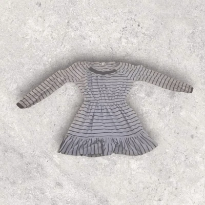 Vestido Splendid LS púrpura a rayas, talla 4/5 Foto 1 de 4