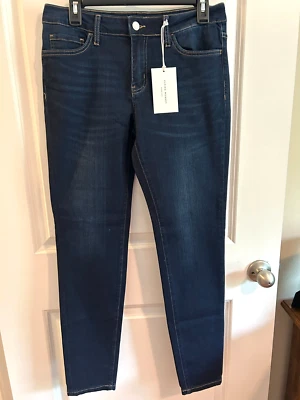 Flying Monkey Black Label Mid Rise Skinny Dark Wash Jeans Size 29 - NEW - Image 1 of 4