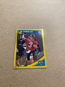 2018 Donruss Gold Press Proof #d/50 Tanner Lee RC Rookie Jacksonville Jaguars