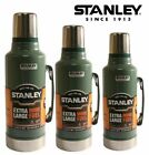 1L - 1.4L - 1.9 LITRE  GREEN STANLEY FLASK VACUUM BOTTLE CLASSIC DRINKS THERMOS