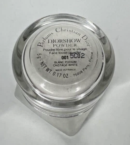 Christian Dior Diorshow polvere 001 bianco podio sul palco bianco 5 g - 0,17 oz vintage - Foto 1 di 2