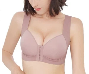 Magic Bra Front Closure Push Up Bra 48D no wires soft Bras Undergarments Comfort - Picture 1 of 4