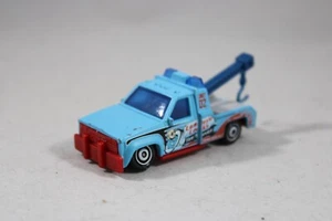Matchbox Superfast GMC Wrecker Lamley´s Leaks blue. Thailand baseplate. MBX - Picture 1 of 9