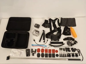 GoPro HERO 8 Black Action Camera with Huge Bundle Accessories Waterproof Case - Picture 1 of 11
