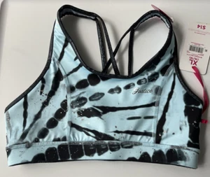 Justice Reversible Bralette-Blue- Girl's Size XL (16/18) NEW - Picture 1 of 4