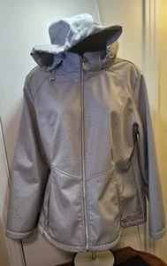 ZeroXposur Jacket, Women's Large Silver Full Zip with Zip Pockets Fleece Lining - Picture 1 of 7