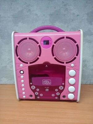 The Singing Machine Portable  CD/ Karaoke Machine - Pink - Unit Only (SML-383P) - Image 1 of 4
