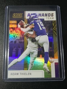 Adam Thielen - 2019 Score Football - Minnesota Vikings - All-Hands Team - Gold - Picture 1 of 2