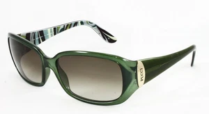 Emilio Pucci EP677S 300 Dark Green 58MM Women's Sunglasses w/ Brown Lens - Picture 1 of 3
